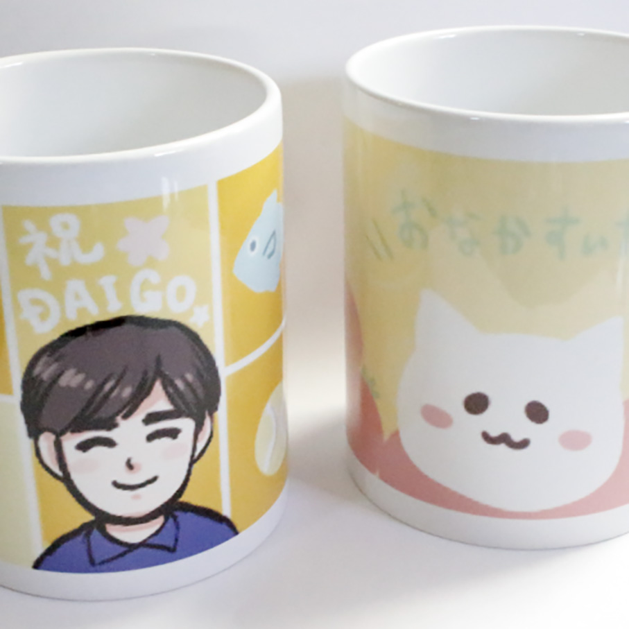 お客様の作品マグカップ/きりはりくらぶ