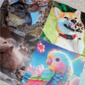 1枚からオリジナルめがね拭き・マイクロファイバークロス|片面印刷・両面印刷選べます/きりはりくらぶ